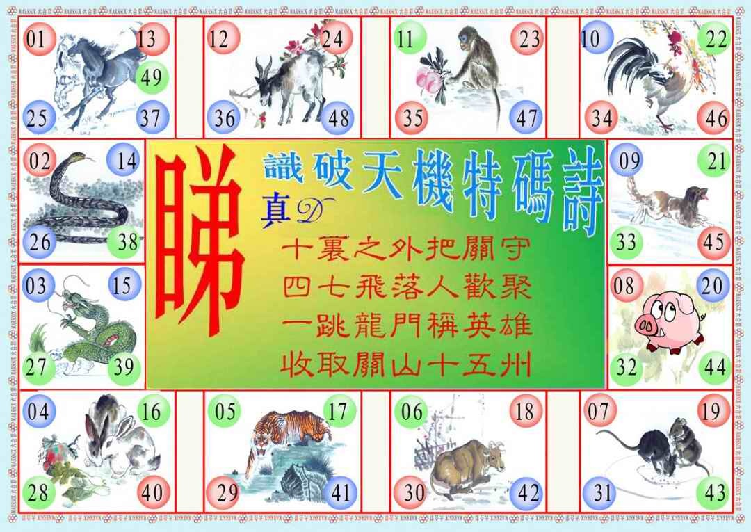 033期识破天机B版[图]