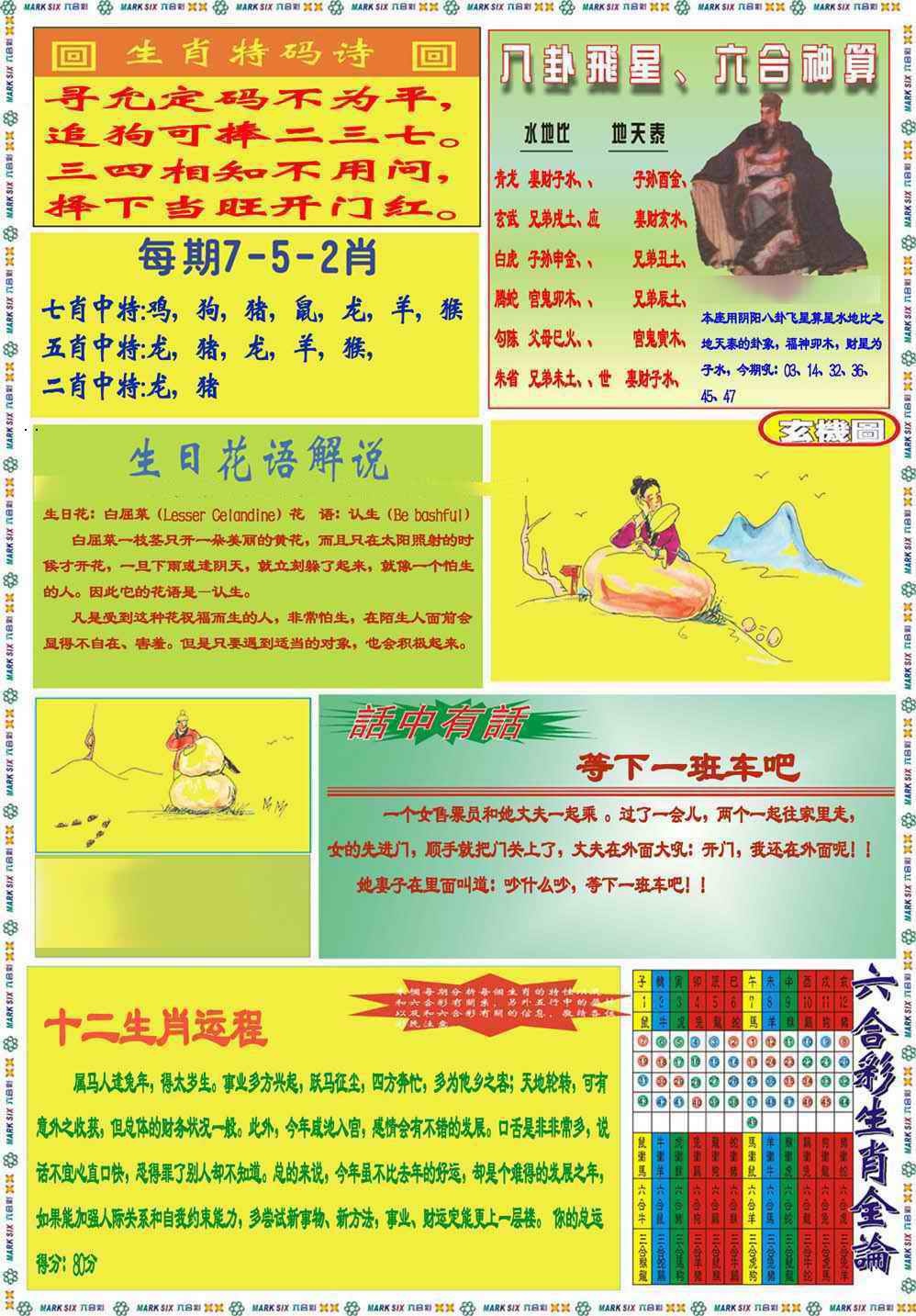 033期马经B(新图推荐)[图]